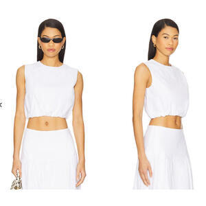 NWT 4th & Reckless Selene Crop Top white size M $70msrp